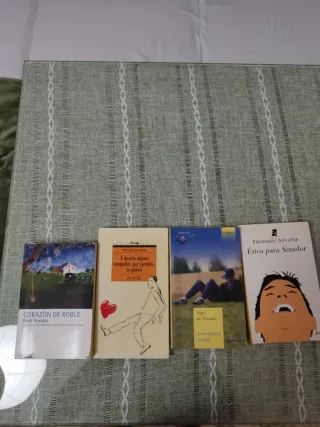Lote 4 libros lectura juvenil + filosofía