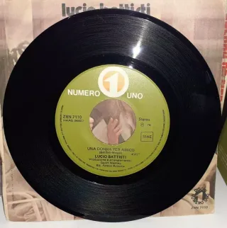 set 2 Dischi vinili vintage anni 70 Lucio Battisti