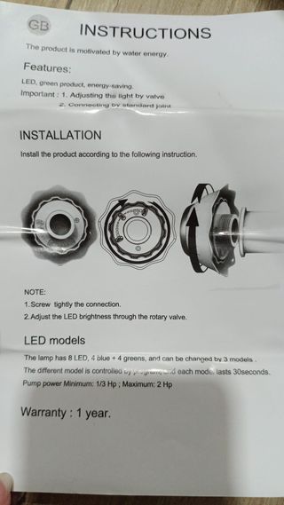 LUMIPOOL Proyector LED para Piscina