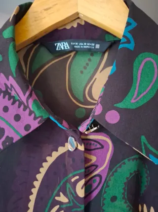 Camisa Zara Multicolor