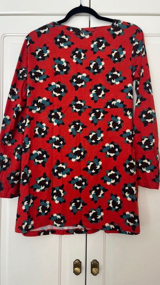 Vestido Mudd & Water flores rojo