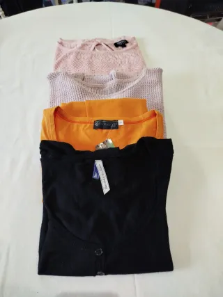 Lote 4 prendas: 2 jerseys y 2 chaquetas Talla L