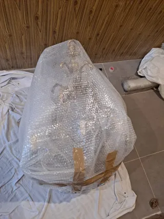 Lámpara de bronce estilo clásico