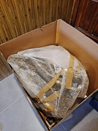 Lámpara de bronce estilo clásico