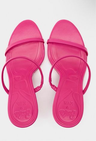 Sandalias Zara Barbie rosas NUEVAS edición limita