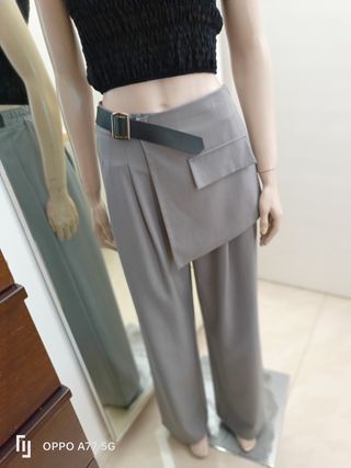 Pantaloni Pinko grigi donna