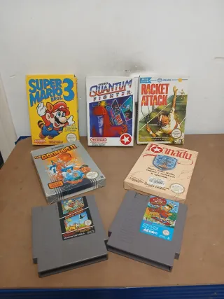 Lote 7 Juegos Nintendo NES (Español)