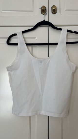 Camiseta blanca de tirantes