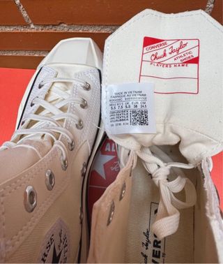 Converse All Star Deluxe Squared Beige/Blanco