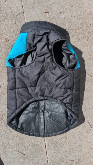 Impermeabile per cani blu e nero