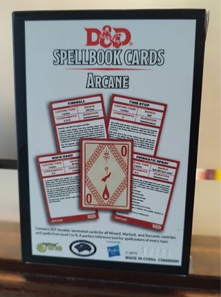 D&D Spellbook Cards: Arcane
