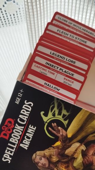D&D Spellbook Cards: Arcane