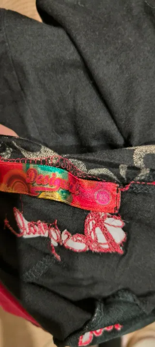 Abito Desigual donna nero e rosso