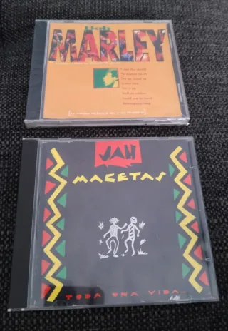 Lote CDs Reggae: Bob Marley + Jah Macetas