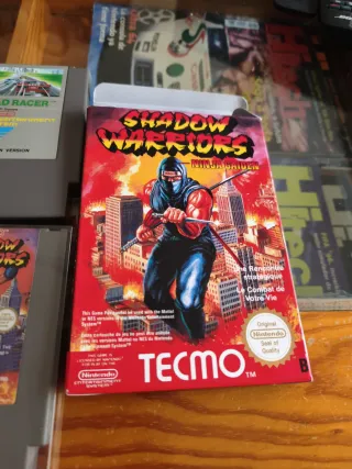 Rad Racer e Shadow Warriors NES (2 giochi)