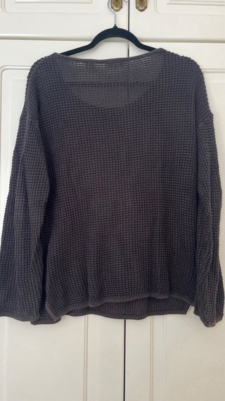 Suéter Levi's Gris Oscuro Tejido Waffle