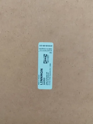 Tablero Linnmon Ikea negro