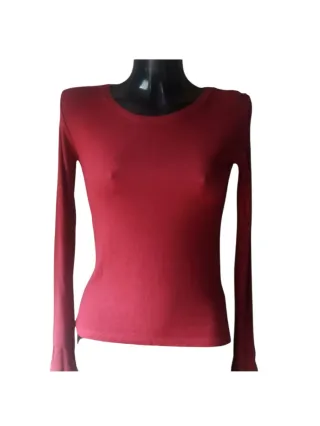 Camiseta Manga Larga terracota