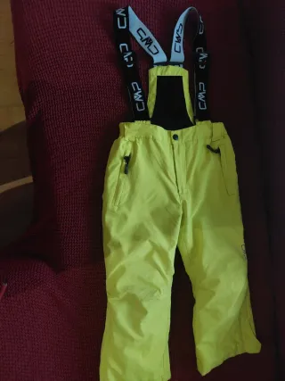 Pantalón esquí niño CMP amarillo