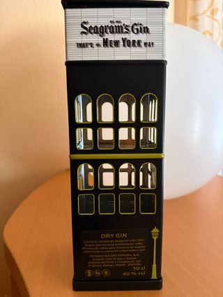Caja metálica decorativa Seagram's Gin