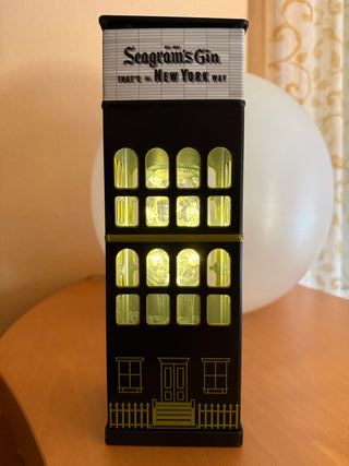 Caja metálica decorativa Seagram's Gin