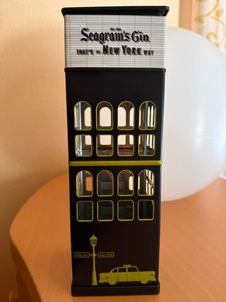 Caja metálica decorativa Seagram's Gin