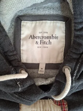 Felpa Abercrombie & Fitch Grigia con F