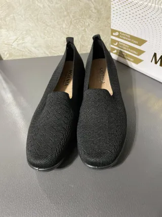 Mocassini Moenia Neri Donna Tg 37 Nuovi