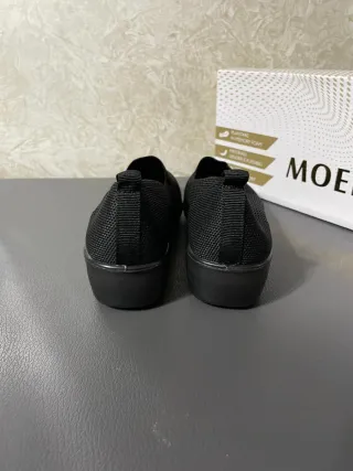 Mocassini Moenia Neri Donna Tg 37 Nuovi