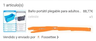 Bañera Plegable Grande