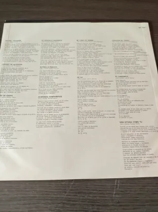 Vinilo de Cánovas, Rodrigo, Adolfo y Guzmán