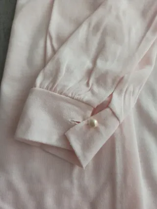 Pigiama donna anni 80 bottoni perla