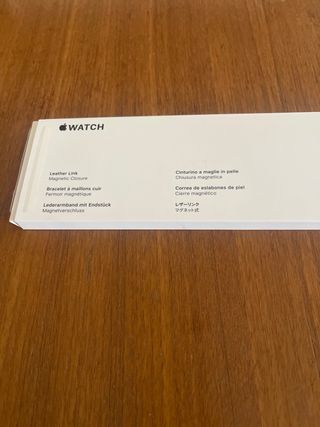 Apple Leather Link - Azul Báltico