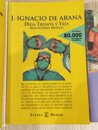 Lote libros anécdotas de medicina