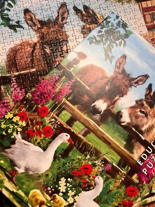 Puzzle 500 piezas animales granja