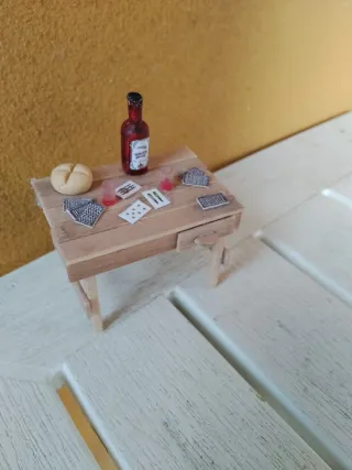 Tavolo presepe con carte