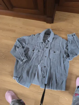 Chaqueta Zara Pana Azul, da más talla M
