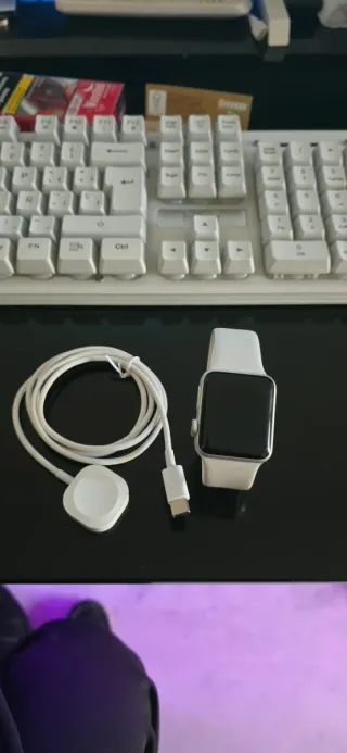 Apple Watch Serie 3 Plata/Blanco Reloj para piezas