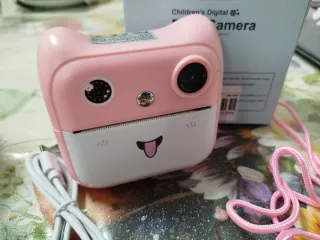 Fotocamera Digitale con stampa Istantanea Rosa
