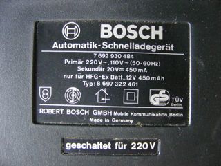 Lotto radio Bosch GSG9 Vintage
