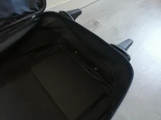 Trolley de viaje a cuadros