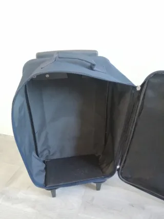 Trolley de viaje a cuadros