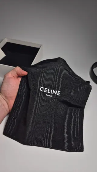 Cintura Celine Triomphe 25 mm Taurillon size 80