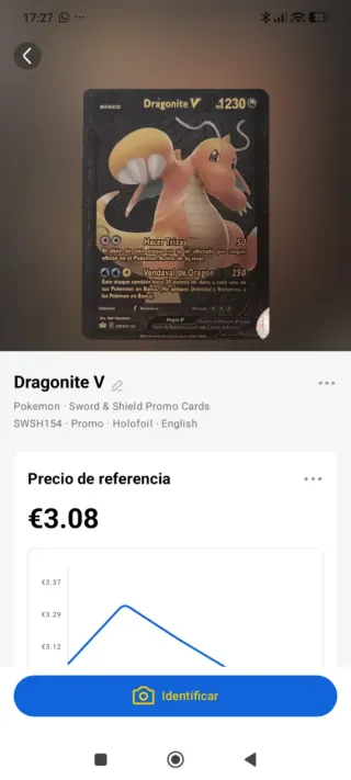 Cada carta tiene su precio Carta Pokémon Charizard