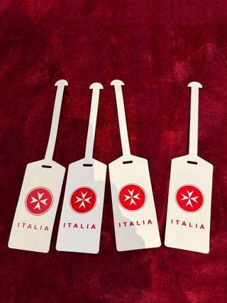 Set 4 Etichette Ordine di Malta per Valigia