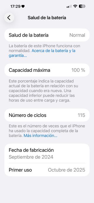 iPhone 15 Plus Azul/Blanco 256GB almacenamiento