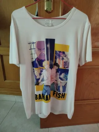Camiseta Banana Fish Anime Talla M