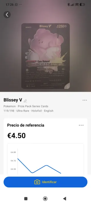 Cada carta tiene su precio en foto Carta Pokémon C