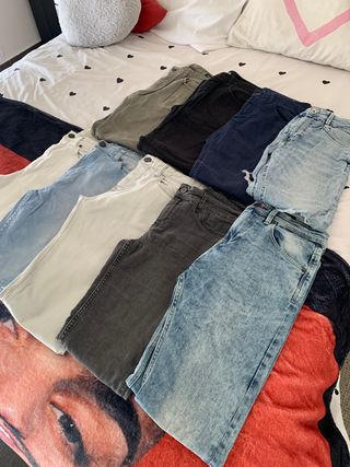Lote de 9 pantalones de hombre