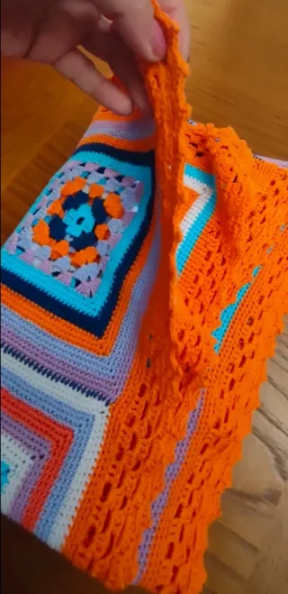 Coperta culla uncinetto cotone